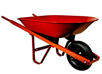 generic red wheelbarrow