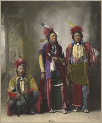 three Kiowa Indians